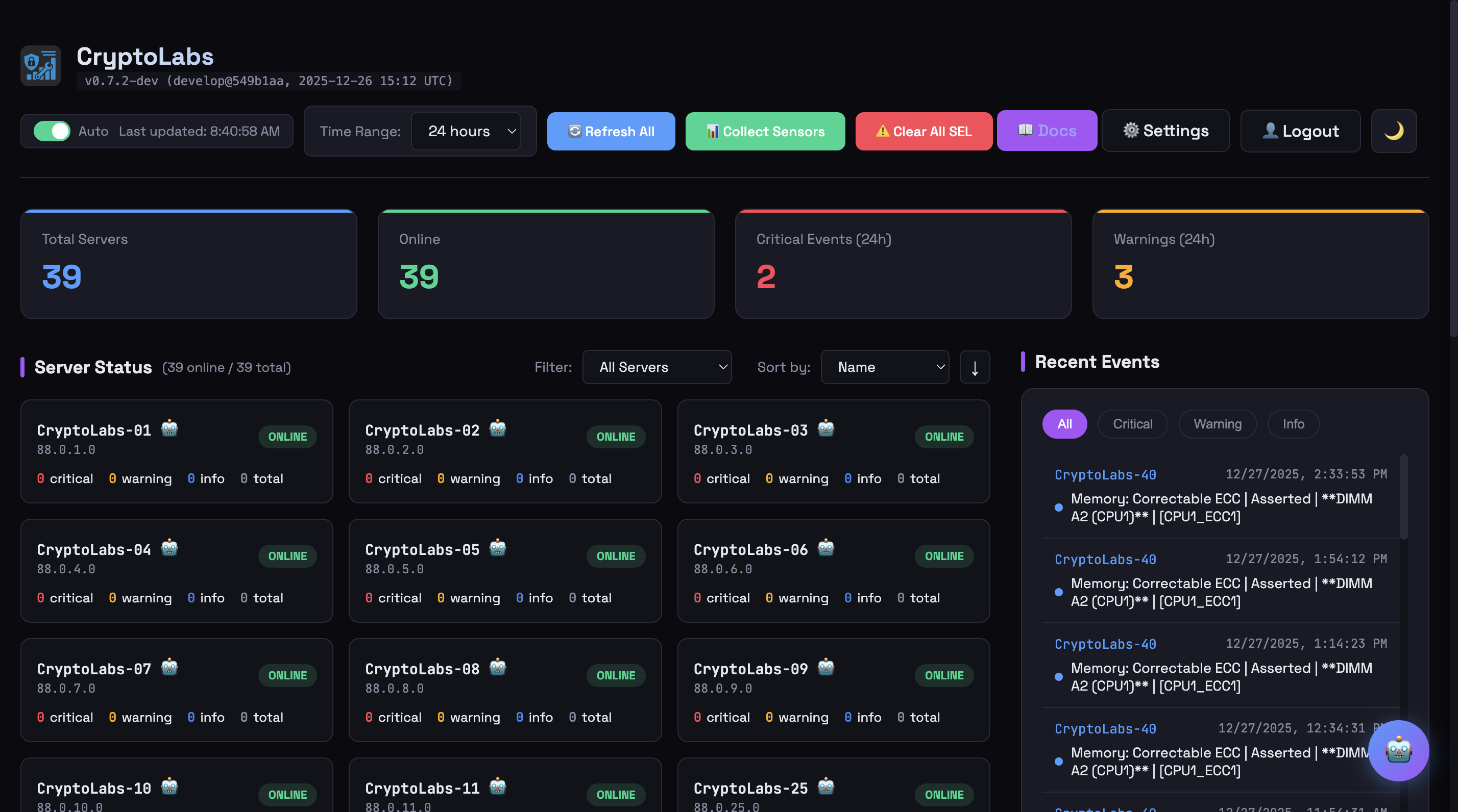 IPMI Monitor Support documentation – Crypto Labs (Pty) Ltd